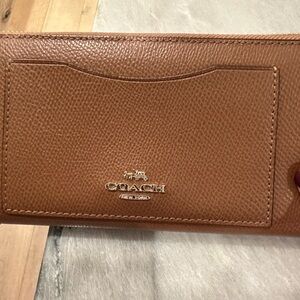 Coach Tan Leather Wallet